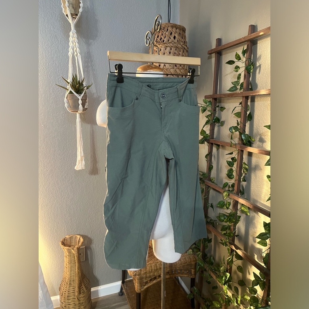 Kuhl Women's Mustard Yellow Tank with Sage Green Capris - Picture 6 of 10